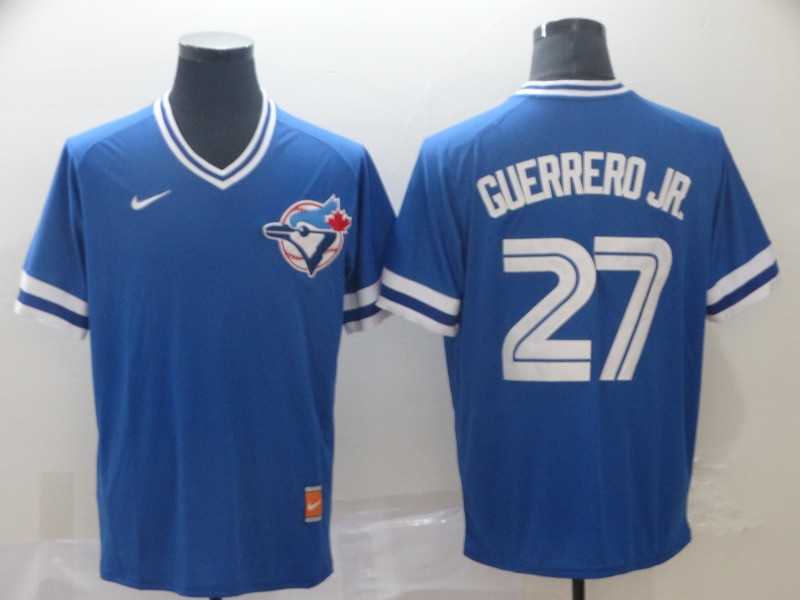 Blue Jays 27 Vladimir Guerrero Jr. Royal Throwback Jerseys,We sell and wholesale Blue Jays 27 Vladimir Guerrero Jr. Royal Throwback Jerseys on line form chian!